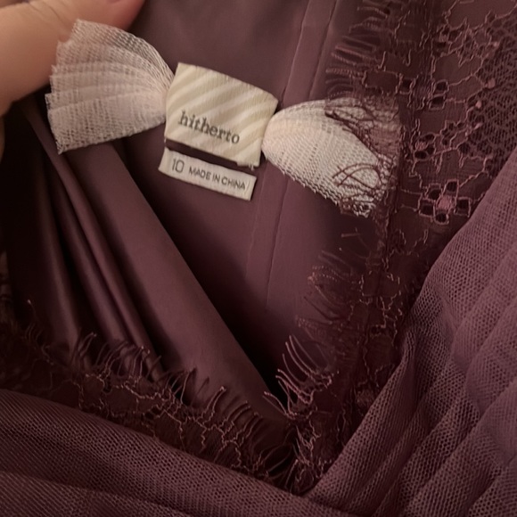 Hitherto Purple Long Dress, size 10 - Picture 4 of 6